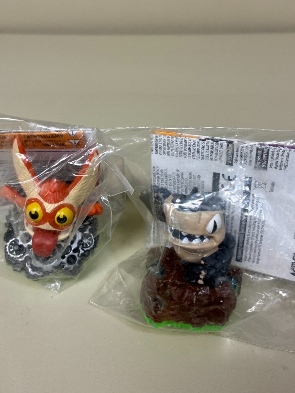 Skylanders Trap Team Minis Lot: Trigger Snappy & Terrabite Figures Activision